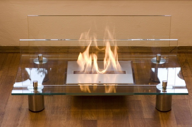 Как устроен биокамин, основные его виды